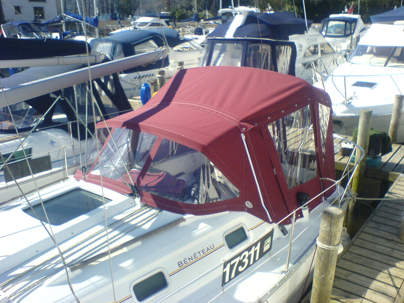 yacht spray hood