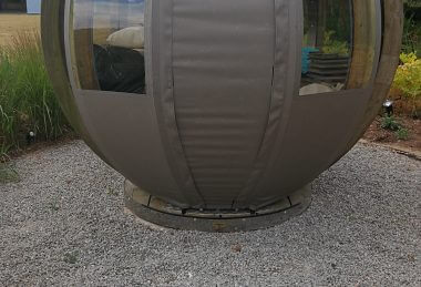 Custom Grey Spherical Gazebo Side Panels