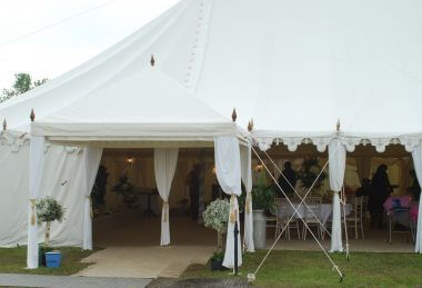 Canvasman Bespoke Wedding Gazebo Tent Marque Canopy in White