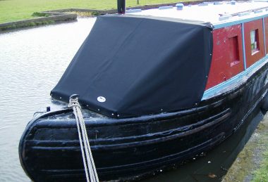 Custom Black Narrow Boat Cratch Tonneau
