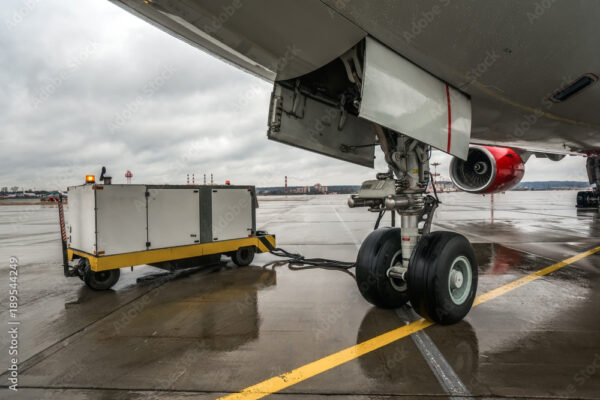 Aircraft ground maintenance equipment covers