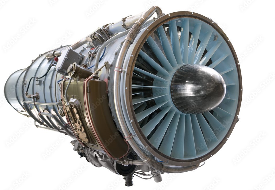 Jet engine without a cover