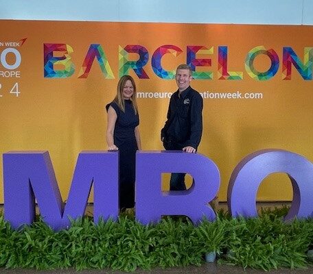 Canvasman|Loving the atmosphere at the MRO Aviation Exhibition in Barcelona