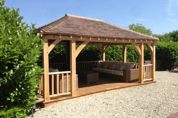 Gazebo in the garden