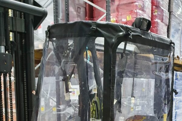 Forklift truck rain cover