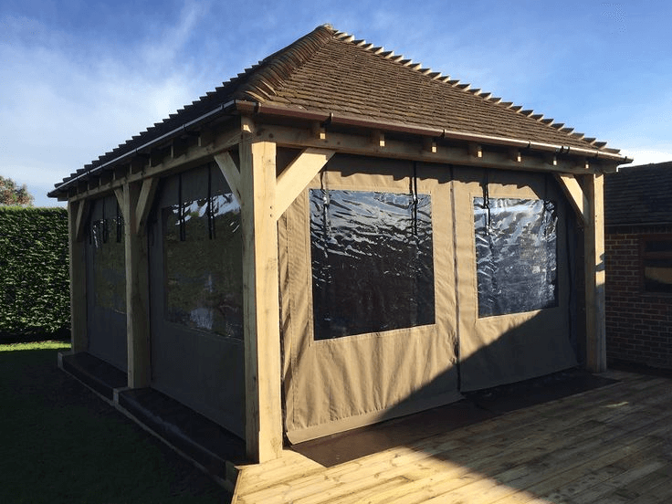 Gazebo canvas side panels